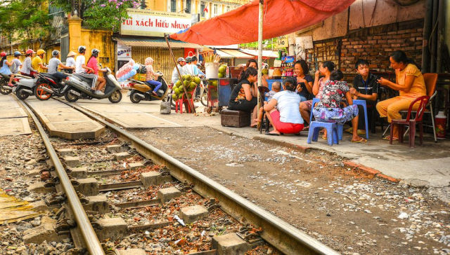 A Railway Line That Runs Right Through the Town