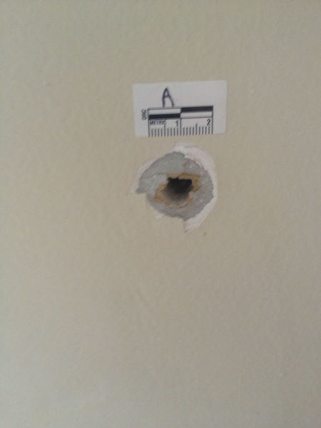 Police Bullet Sails Through This Dude’s Bedroom Wall