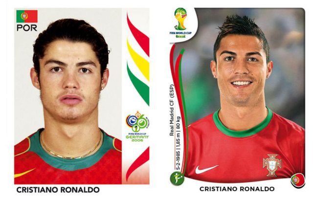Famous Footballers World Cup Photos: Then and Now