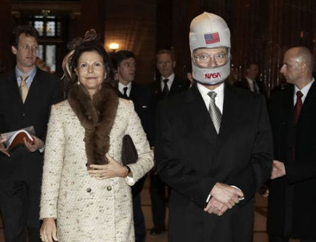 Hilarious Photos of the Swedish King Wearing Absurd Hats