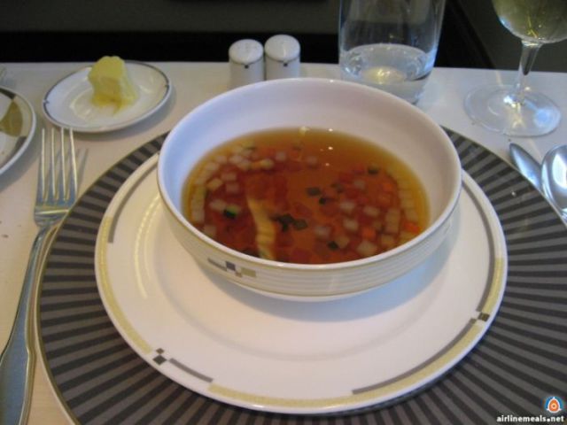 The Top Class Meals Available to First Class Travellers