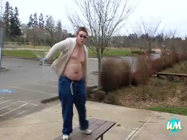 fat people falling over