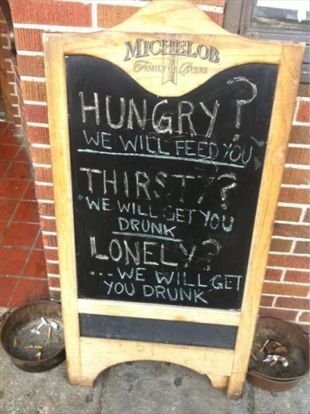 The Wittiest Bar Signs Ever Made