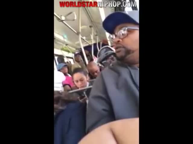 Commuter Puts Angry Woman in Her Place  (VIDEO)