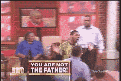 Reactions to Learning You’re Not the Father Caught on TV Talk Shows