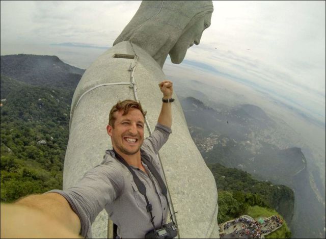 The Man Who Climbed the Statue of Christ in Brazil