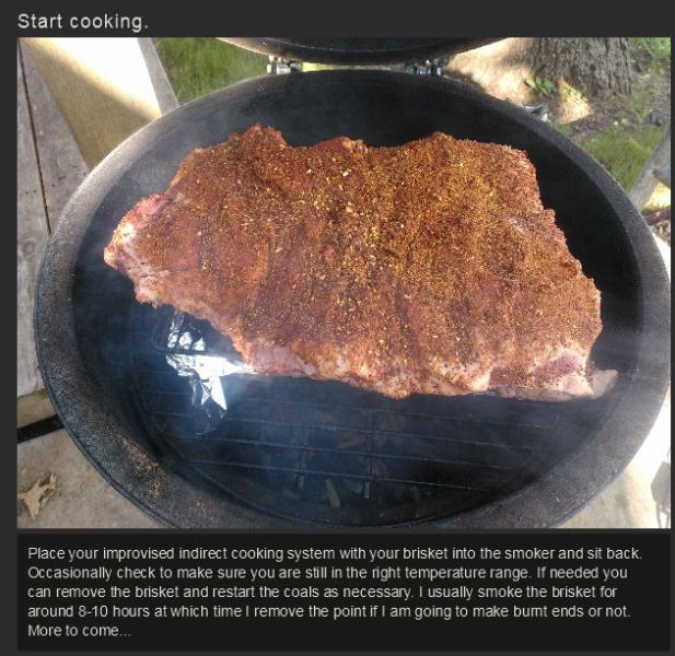 An Quick and Easy Smoked Brisket Recipe