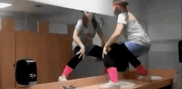 Clumsy Girls Caught in Embarrassing GIFs