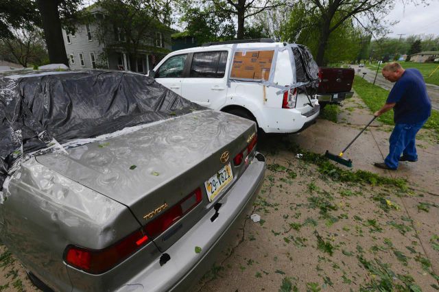 Hectic Hail Storm Wreaks Havoc in Nebraska