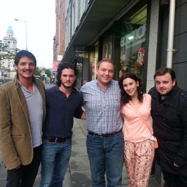 The “Game of Thrones” Cast Hanging Out in Social Settings