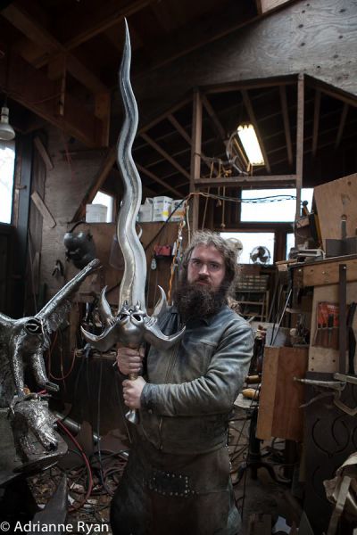 The Creative Craftsman Who Makes Swords