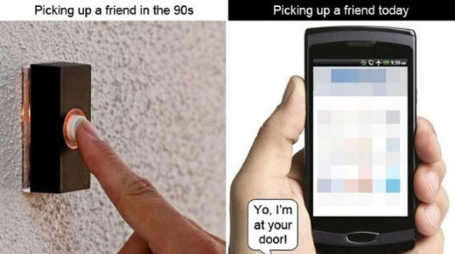 Illustrative Pics Show How Different Life Is Now Compared to the 90s