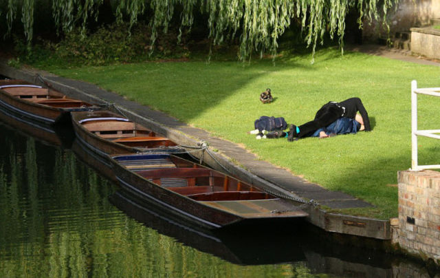 Cambridge University Students Party Hard as Vacation Starts