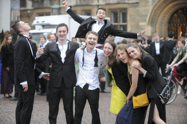 Cambridge University Students Party Hard as Vacation Starts