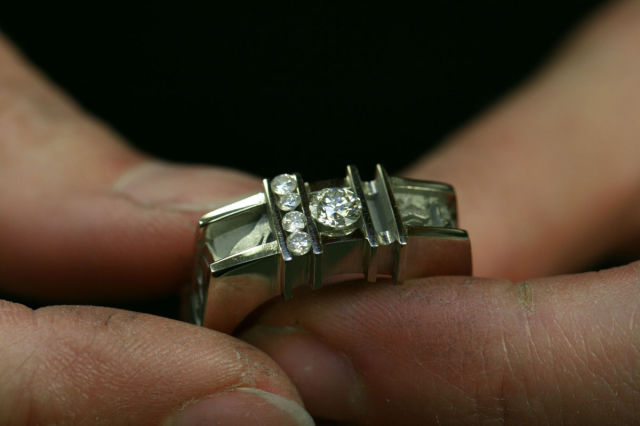 A Custom Homemade Wedding Ring That’s Very Unique