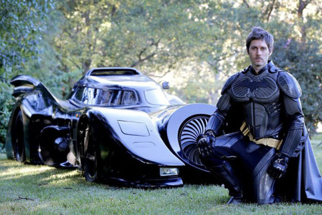 Batman Fanatic Builds His Own Working Batmobile