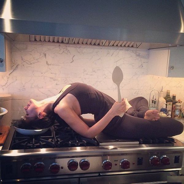 Do You Recognise This Yoga Crazy Celebrity Wife?