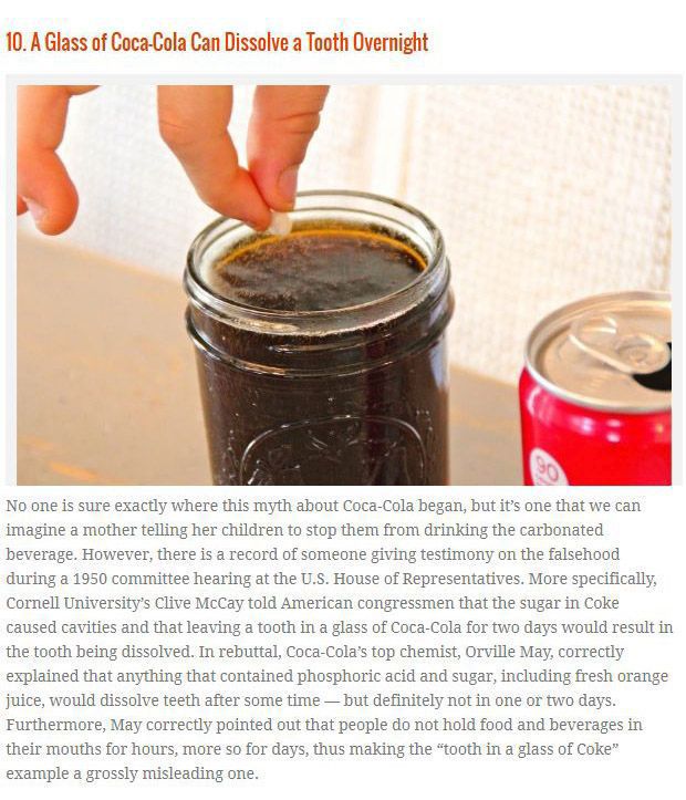 Coca-Cola Facts That Are Actually Total Myths