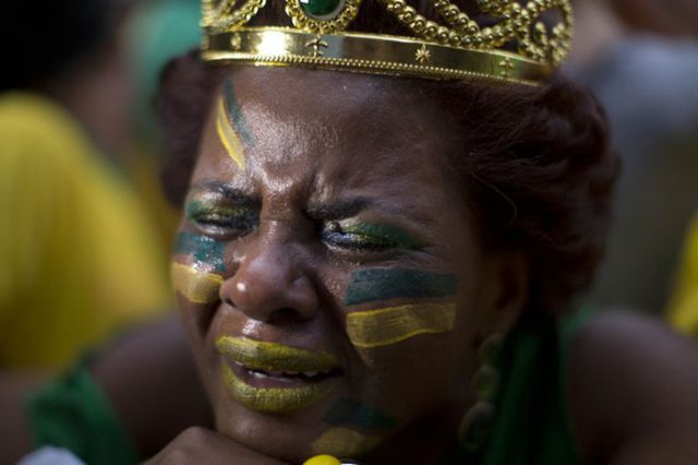 Brazil’s World Cup Fans Break Down at Team’s Loss