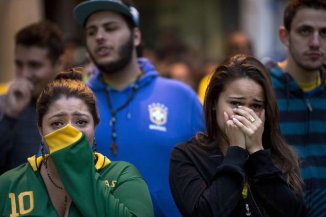 Brazil’s World Cup Fans Break Down at Team’s Loss