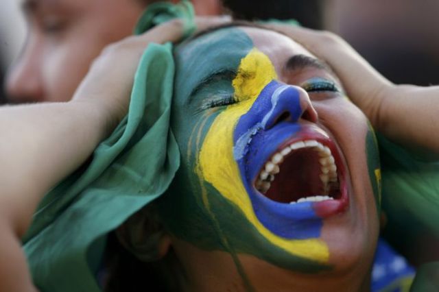 Brazil’s World Cup Fans Break Down at Team’s Loss