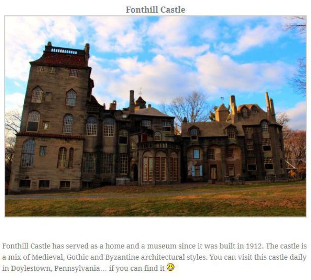 The USA’s Real Medieval Castles