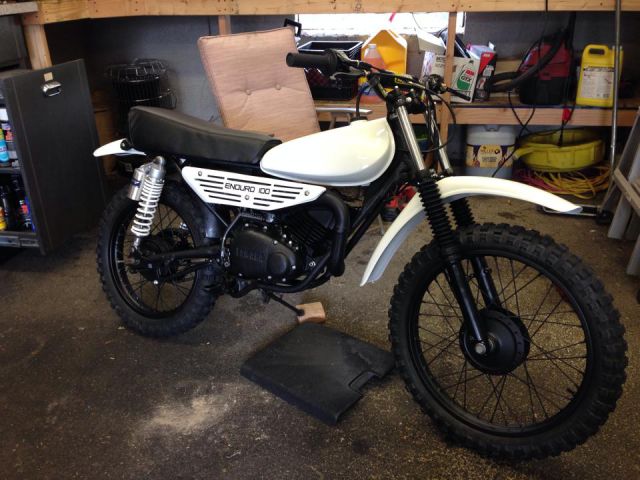 A Yamaha Dirtbike from the 80s Undergoes Awesome Restoration