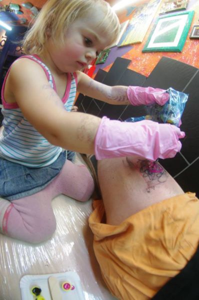 The Youngest Tattoo Artist in the World