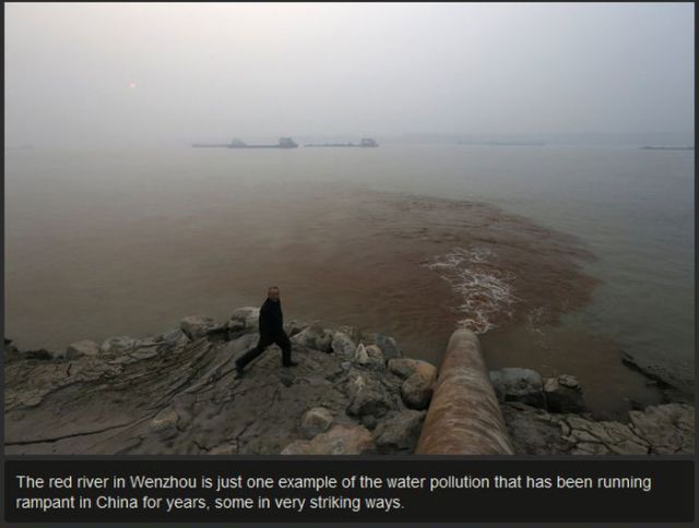 Gross and Dirty Bodies of Water in China