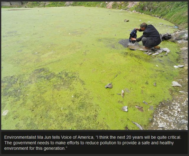 Gross and Dirty Bodies of Water in China