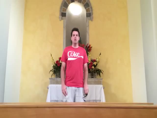 Singing the Halo Theme in an Empty Church  (VIDEO)