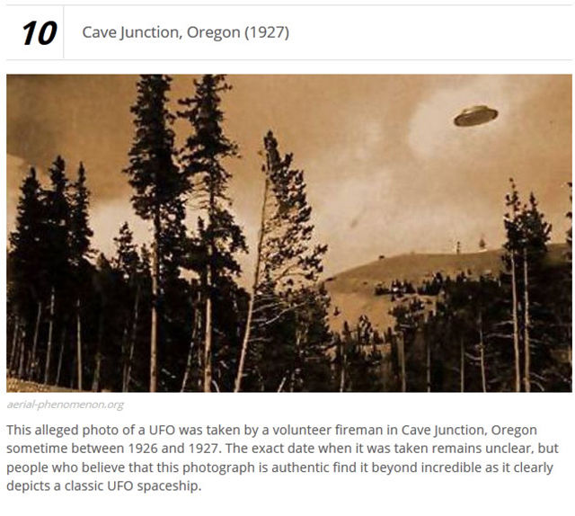 UFO Photographs That Are Pretty Debatable