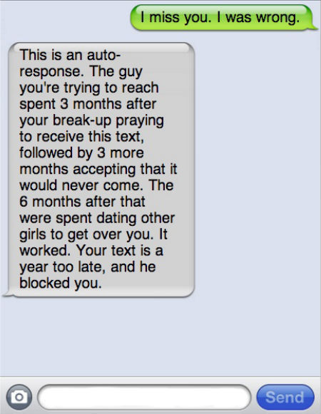 Hilarious Texts to Exes