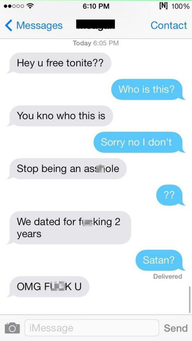 Hilarious Texts to Exes