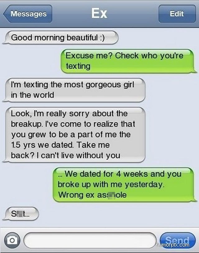 Hilarious Texts to Exes