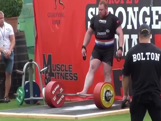 Strongman Sets World Record and Then Gives the Deepest Interview Ever  (VIDEO)