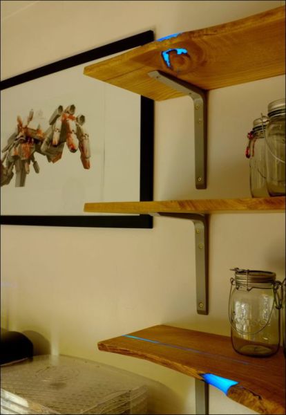 A DIY Shelf That Actually Glows