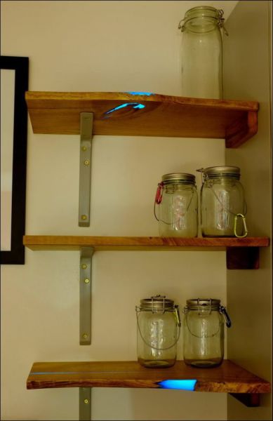 A DIY Shelf That Actually Glows