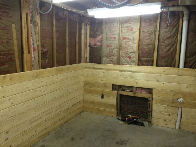 Boring Basement Transformed into Epic Man Cave on a Budget
