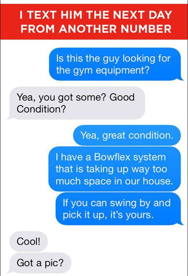 Dude Looking for Gym Equipment Gets Trolled Instead