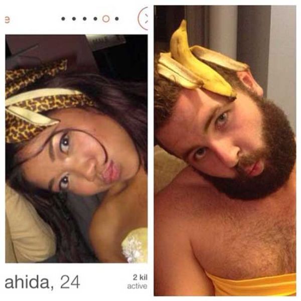 One Guy Recreates Tinder Profile Pics of Girls