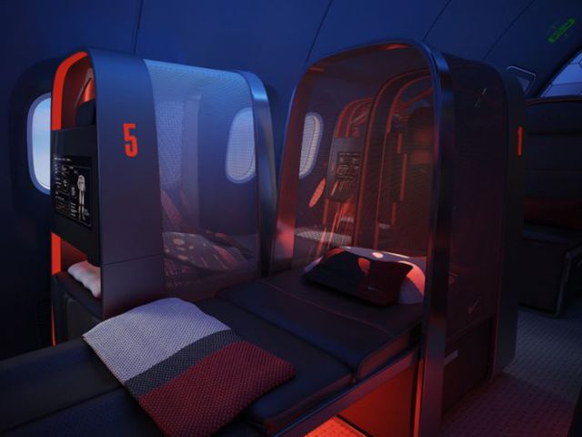 An Aircraft Interior Designed Specifically for Pro Athletes