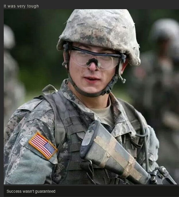 Nerdy Dude Becomes a Strong Military Man!