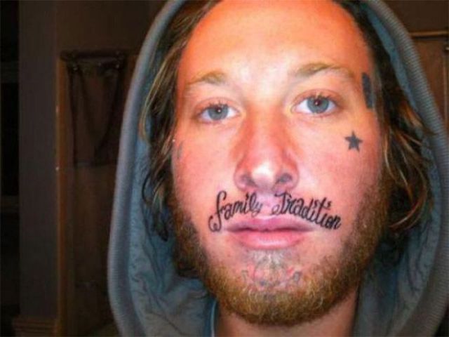 There Is Nothing Good about Face Tattoos