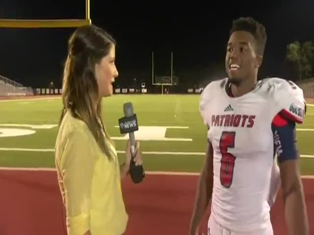 Texas High School Football Player Gives Best Postgame Speech Ever  (VIDEO)