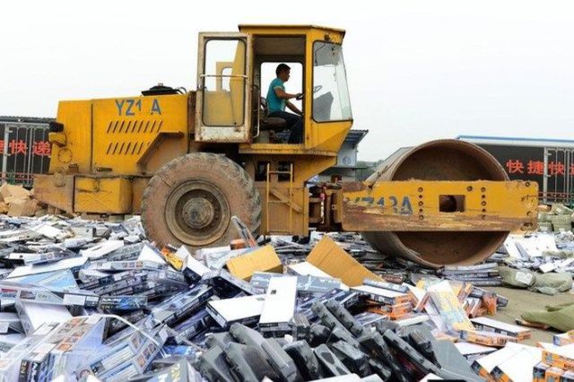 A Dumping Ground for Seized Weapons in China