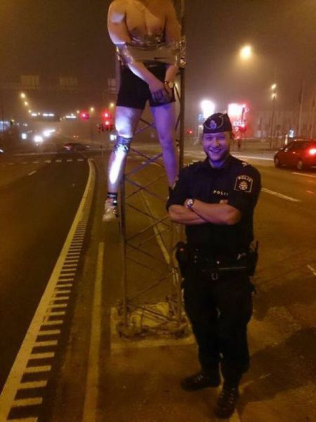 Police Officers Aren’t Always Serious