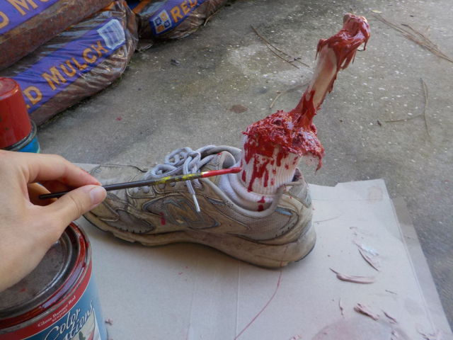 Simple Steps to Making an Awesome Severed Leg Halloween Prop