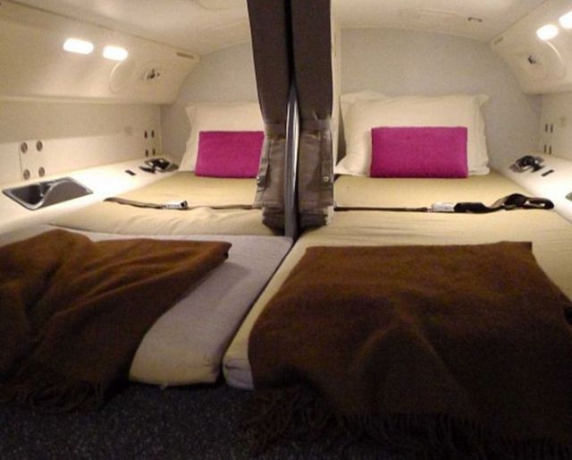 Boeing Aircraft Crew Members Get to Relax in Style and Comfort