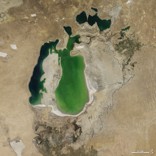 The Aral Sea Is Drying Up